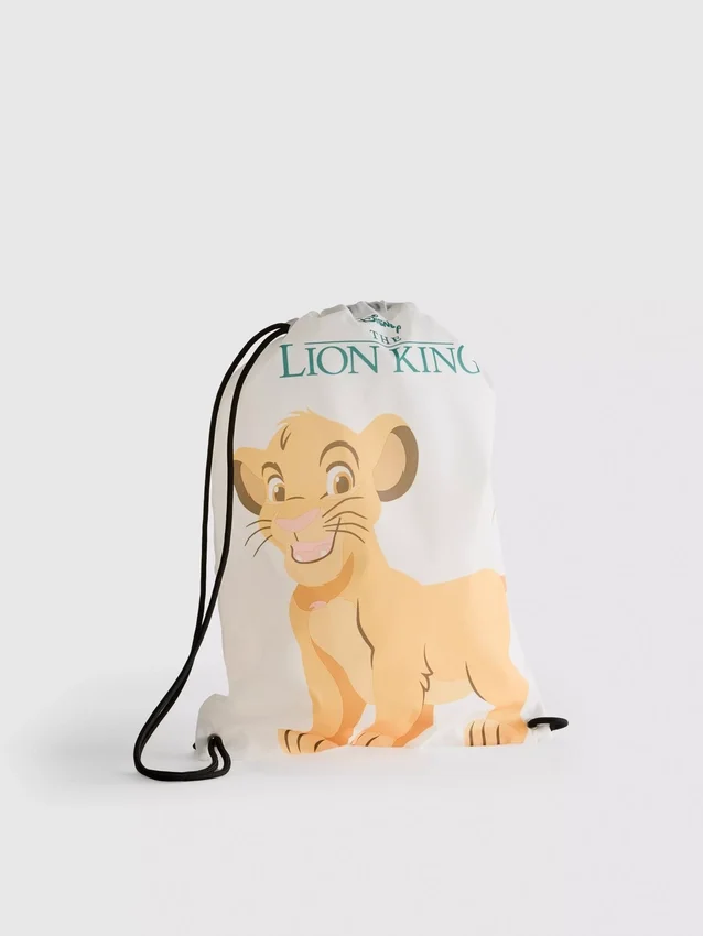Bolsa con cordón de Simba, de El Rey León de Disney