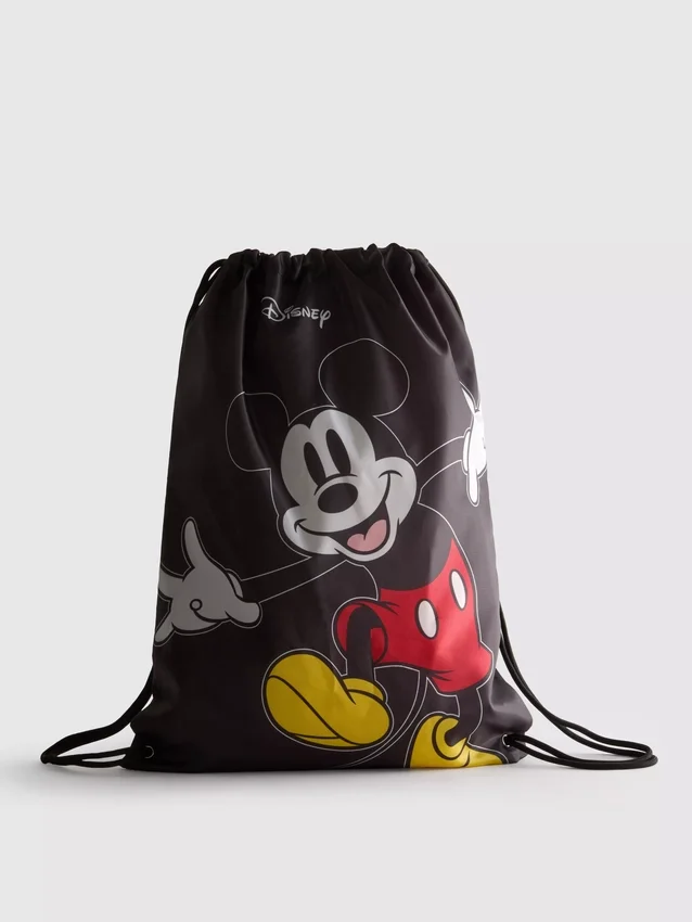 Bolsa con cordón y diseño gráfico de Mickey Mouse de Disney