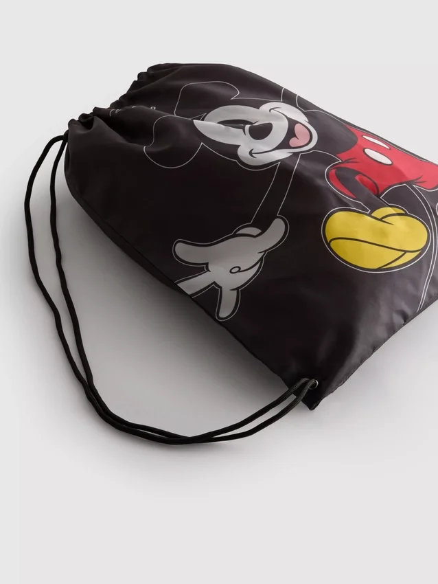 Bolsa con cordón y diseño gráfico de Mickey Mouse de Disney