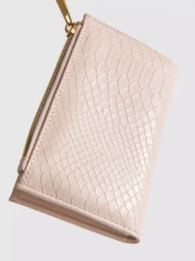 Bolsa con efecto cocodrilo