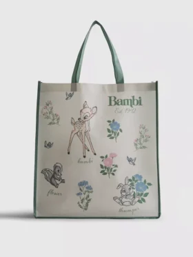 Bolsa de compras reutilizable grande de Bambi de Disney