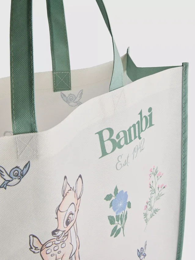 Bolsa de compras reutilizable grande de Bambi de Disney