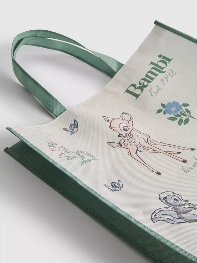 Bolsa de compras reutilizable grande de Bambi de Disney
