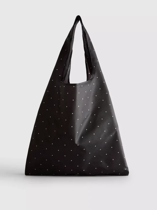 Bolsa de mano plegable y reutilizable