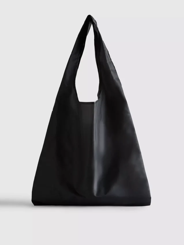 Bolsa de mano plegable y reutilizable