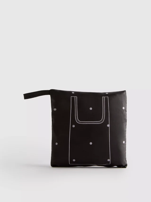 Bolsa de mano plegable y reutilizable