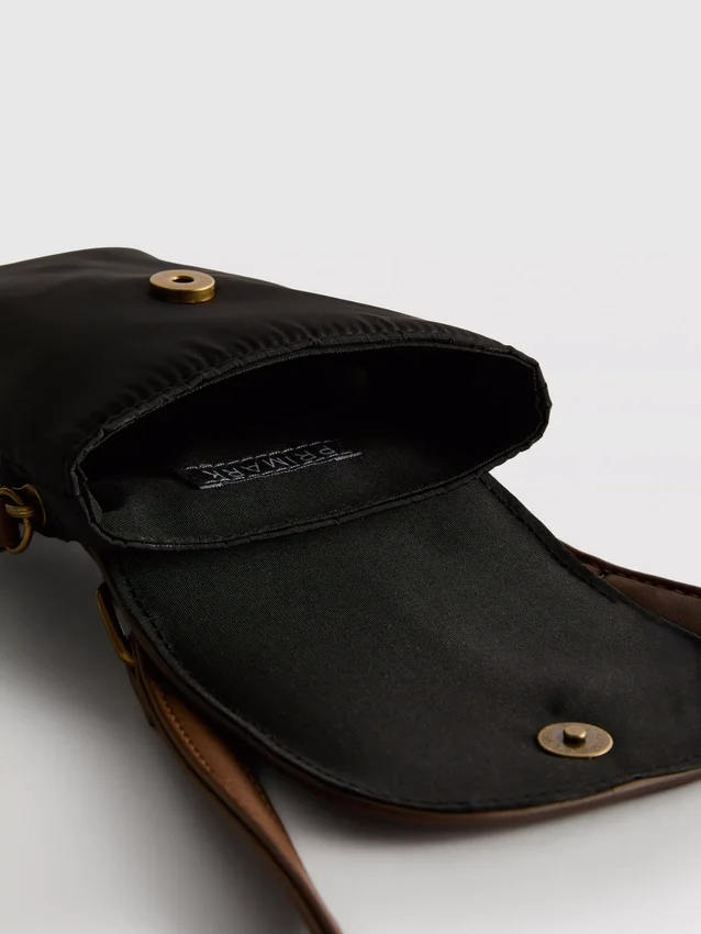 Bolsa para celular de imitación de cuero