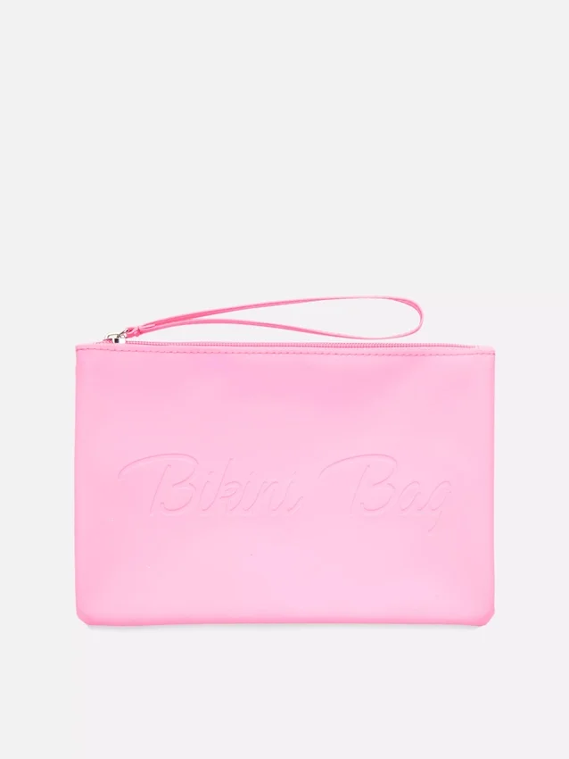Bolsa tipo bikini con cremallera