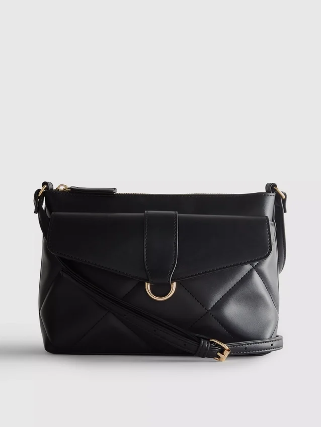 Bolso cruzado acolchado