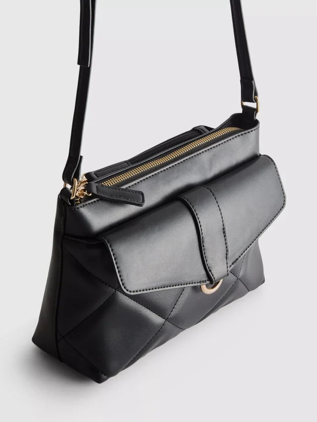 Bolso cruzado acolchado
