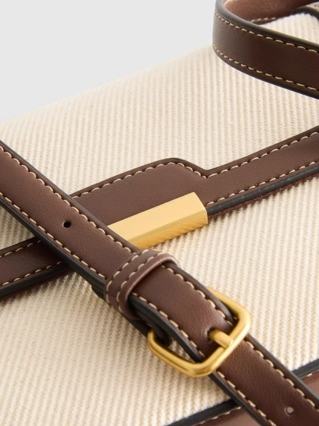 Bolso cruzado de piel sintética