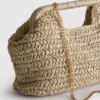 Bolso cruzado tejido de Paula Echevarría