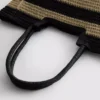 Bolso de compras con efecto tejido
