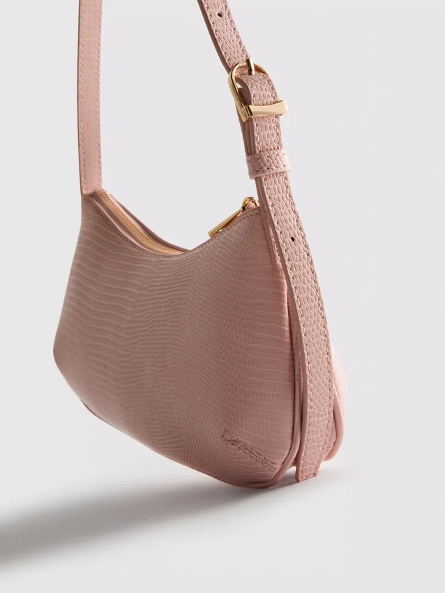 Bolso de hombro con doble fuelle