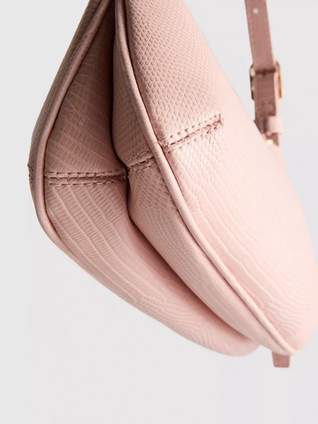 Bolso de hombro con doble fuelle