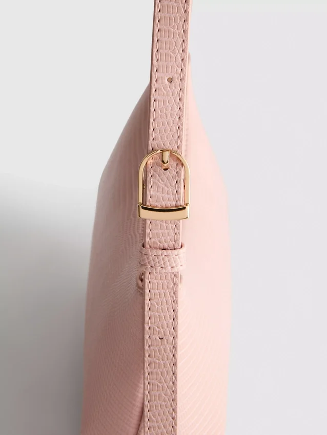 Bolso de hombro con doble fuelle