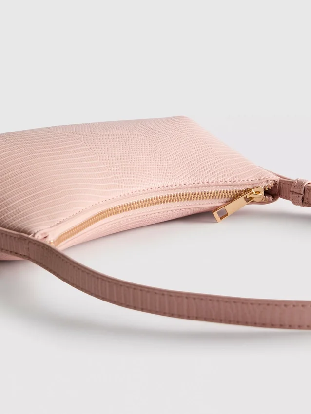 Bolso de hombro con doble fuelle