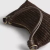 Bolso de hombro tejido