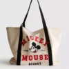 Bolso de lona con diseño gráfico «Mickey y sus amigos» de Disney, tamaño XL