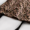 Bolso de lona con estampado de leopardo