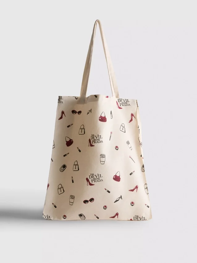 Bolso de lona «El diablo viste de Prada»