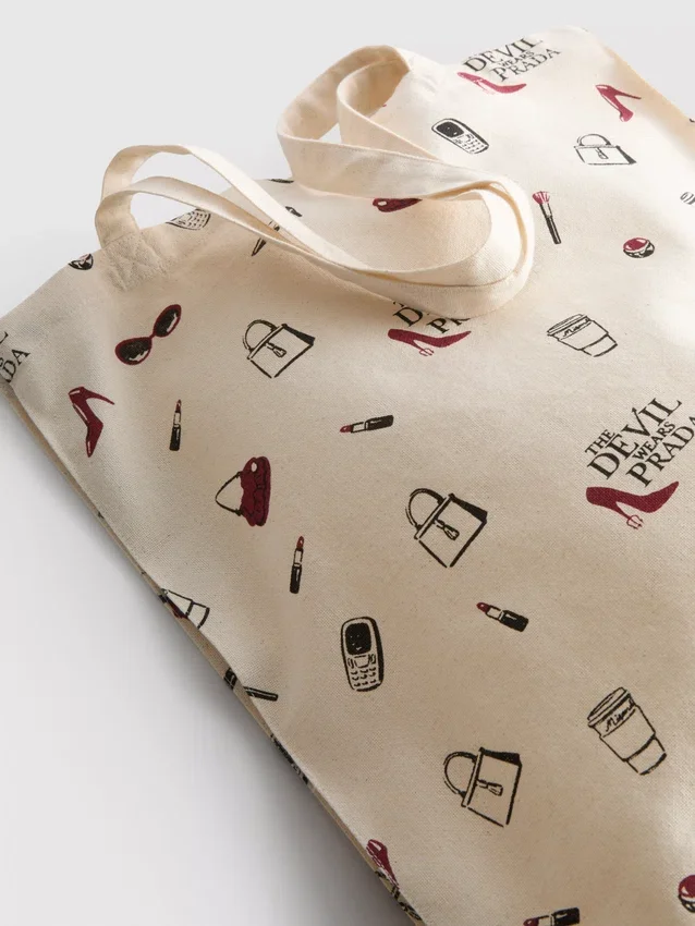 Bolso de lona «El diablo viste de Prada»