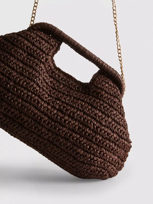 Bolso de mano tejido