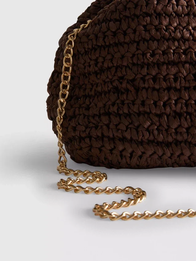 Bolso de mano tejido