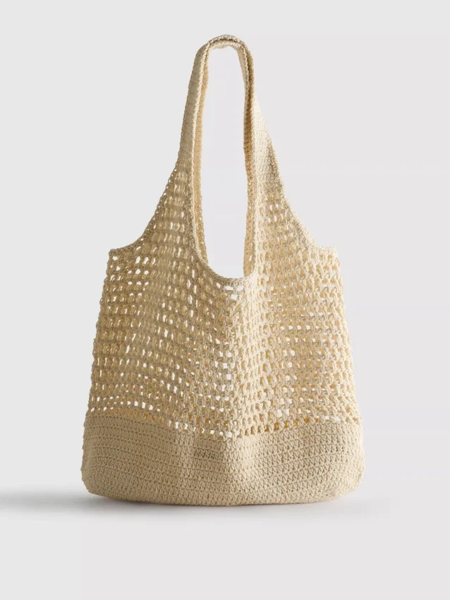 Bolso de playa de croché
