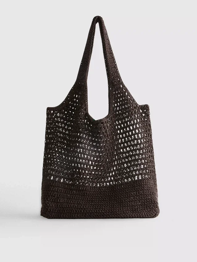 Bolso de playa de croché