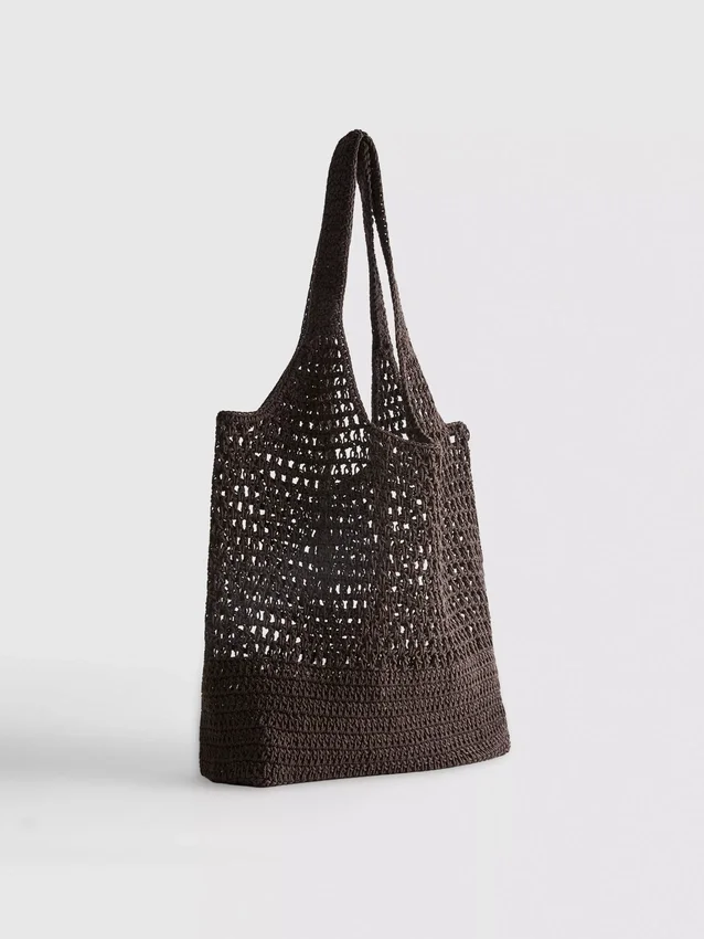 Bolso de playa de croché