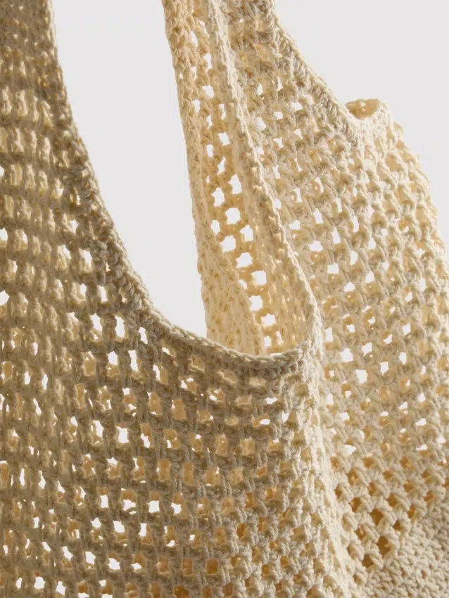 Bolso de playa de croché