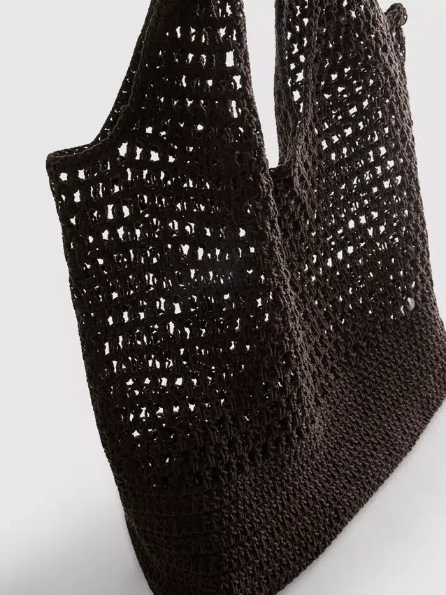 Bolso de playa de croché