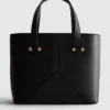 Bolso mini tipo tote de imitación de cuero