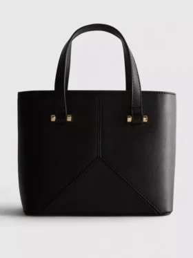 Bolso mini tipo tote de imitación de cuero