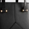 Bolso mini tipo tote de imitación de cuero