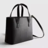 Bolso mini tipo tote de imitación de cuero