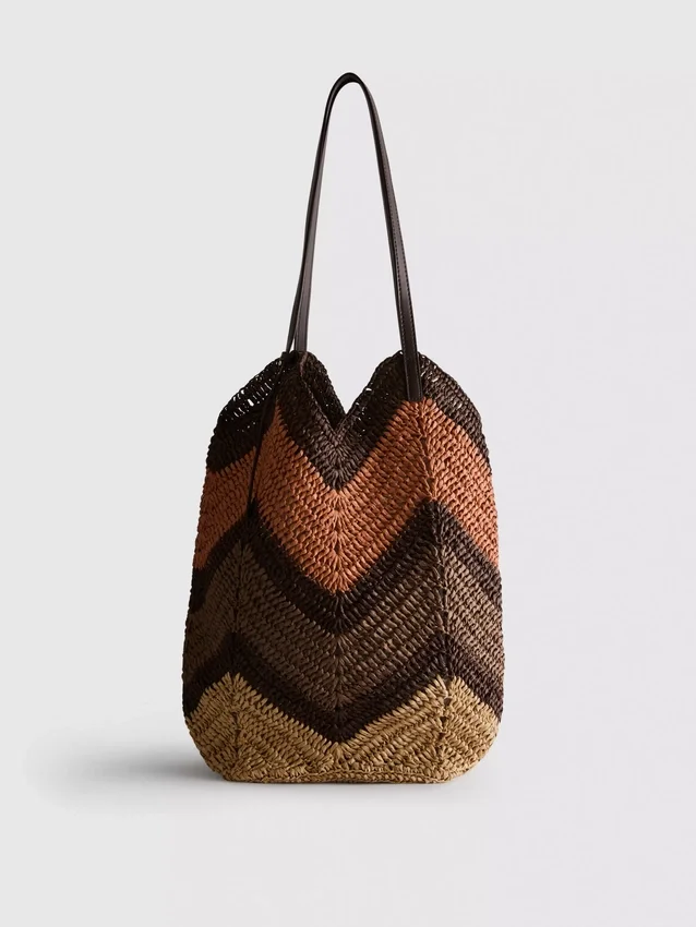 Bolso shopper tejido «The Edit»