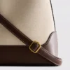 Bolso tipo cubo de imitación de cuero