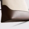 Bolso tipo cubo de imitación de cuero