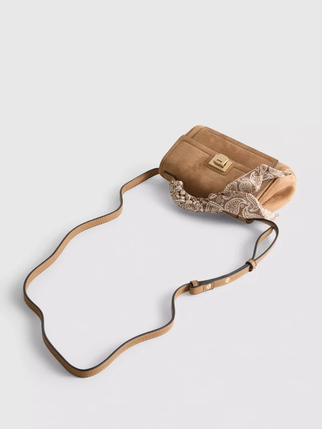 Bolso tipo «grab bag» con asa tipo bufanda