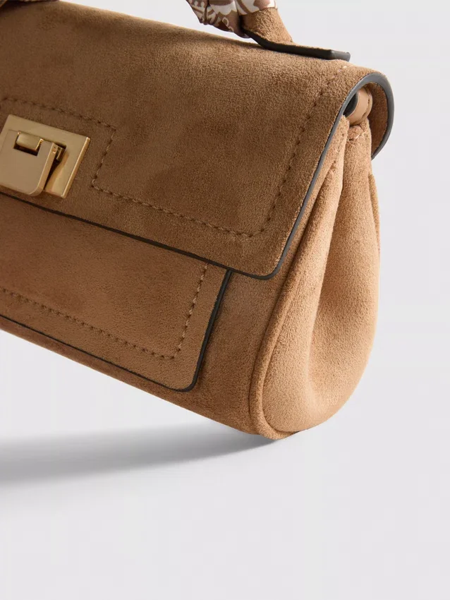 Bolso tipo «grab bag» con asa tipo bufanda