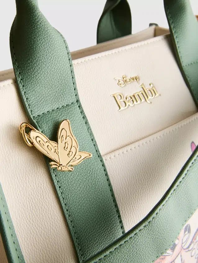 Bolso tipo tote de Disney «Bambi» de imitación de cuero