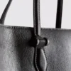 Bolso tipo tote de imitación de cuero con efecto craquelado