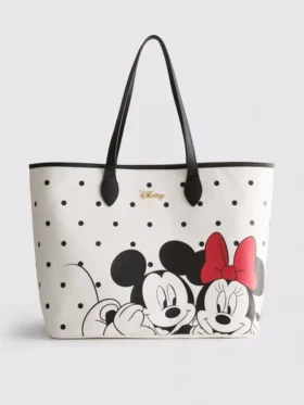 Bolso tipo tote de imitación de cuero de Mickey Mouse de Disney