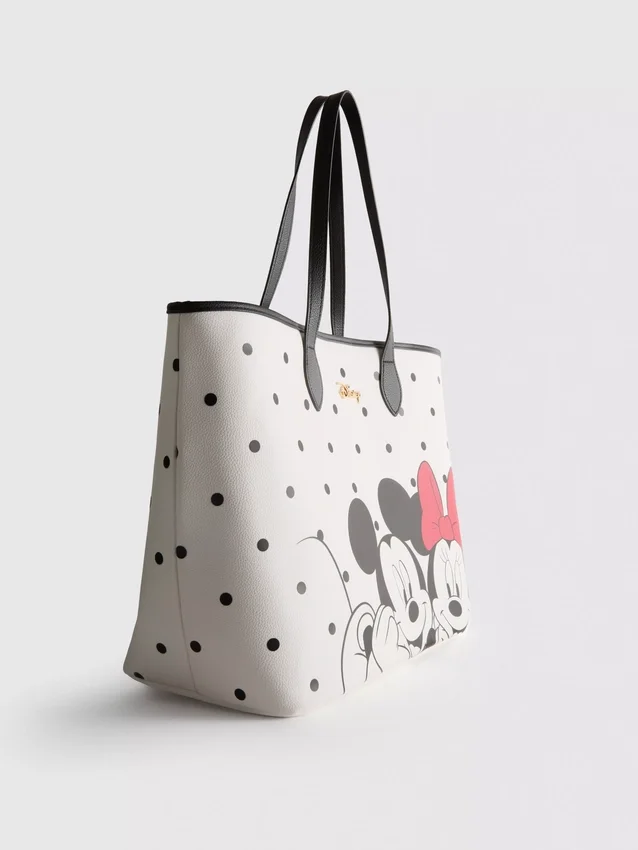 Bolso tipo tote de imitación de cuero de Mickey Mouse de Disney