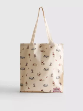 Bolso tipo tote de lona de algodón de Winnie the Pooh de Disney