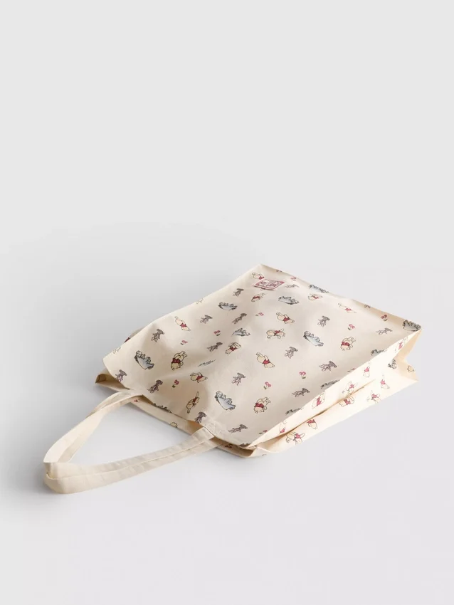 Bolso tipo tote de lona de algodón de Winnie the Pooh de Disney