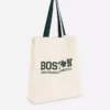 Bolso tipo tote urbano con diseño gráfico de algodón