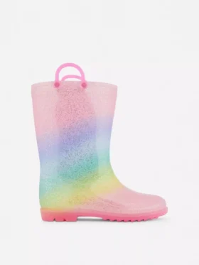 Botas de lluvia con purpurina Ombra